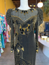 Load image into Gallery viewer, Vintage Rambob Sequin and Beaded Gown
