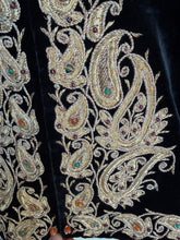Load image into Gallery viewer, Vintage Velvet and Beaded Jacket
