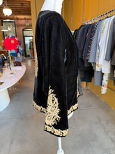 Load image into Gallery viewer, Vintage Velvet and Beaded Jacket

