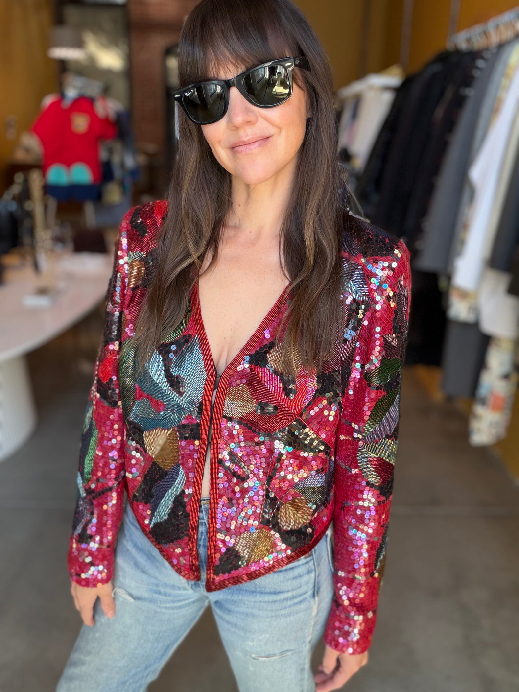 Vintage Sequin Jacket