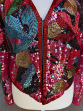 Load image into Gallery viewer, Vintage Sequin Jacket
