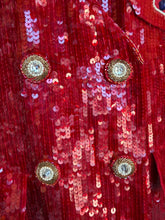 Load image into Gallery viewer, Modi Sequin Silk Blazer

