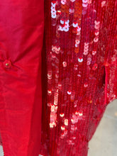 Load image into Gallery viewer, Modi Sequin Silk Blazer
