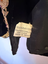 Load image into Gallery viewer, Vintage Velvet and Beaded Jacket
