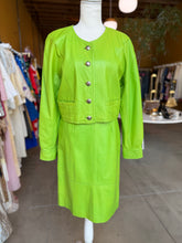 Load image into Gallery viewer, Laurel by Escada Leather Skirt Suit
