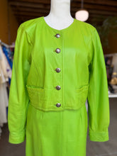 Load image into Gallery viewer, Laurel by Escada Leather Skirt Suit
