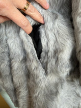 Load image into Gallery viewer, Vintage Silver Persian Lamb Fur Coat
