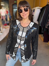 Load image into Gallery viewer, Stenay Sequin Jacket
